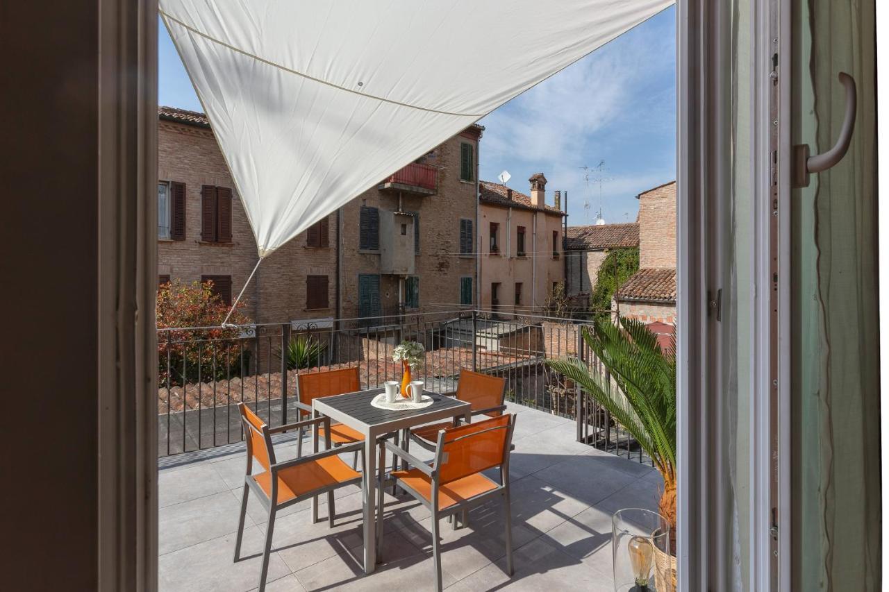 Ferrara Casa Dell'Archivolto Con Garage Apartment Ngoại thất bức ảnh